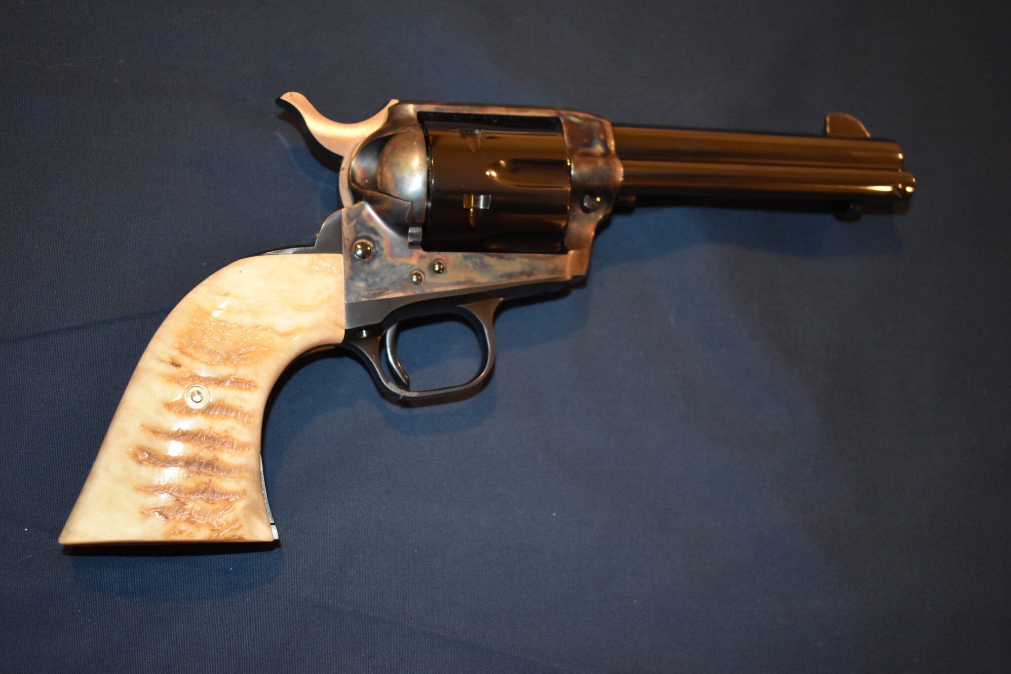 COLT SINGLE ACTION ARMY (S.A.A.)PREMIUM GRADE RAMS HORN / STAG GRIPS SAARH8 - Image 7