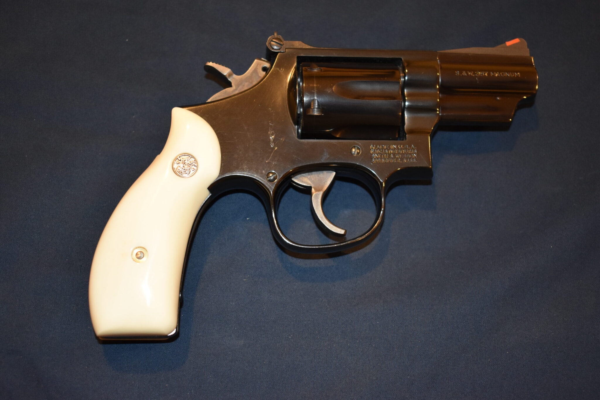 SMITH & WESSON K OR L FRAME ROUND BUTT GIRAFFE BONE GRIPS KRBGB8