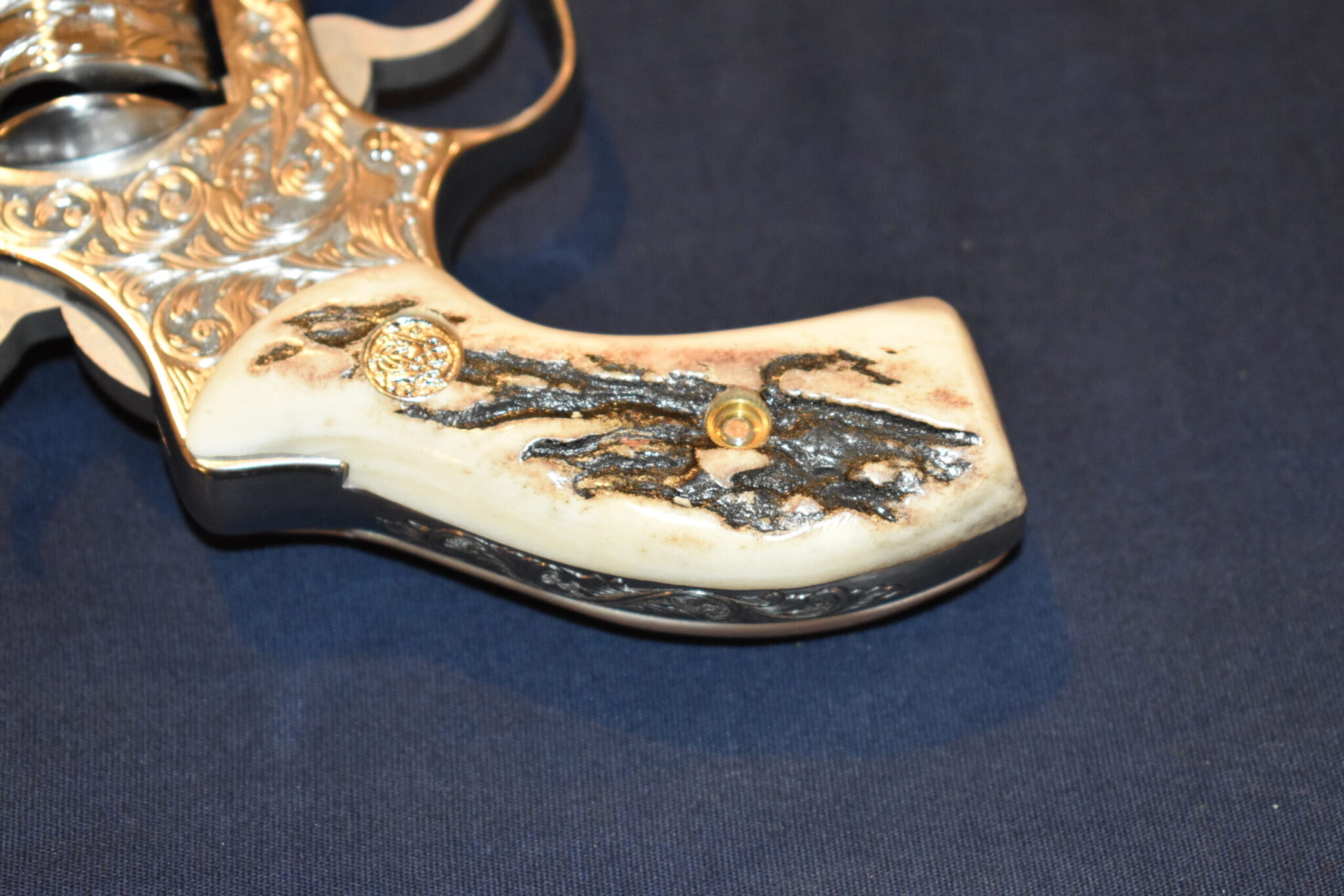 SMITH & WESSON J FRAME ROUND BUTT PREMIUM GRADE SAMBAR STAG GRIPS JRBS12 - Image 6