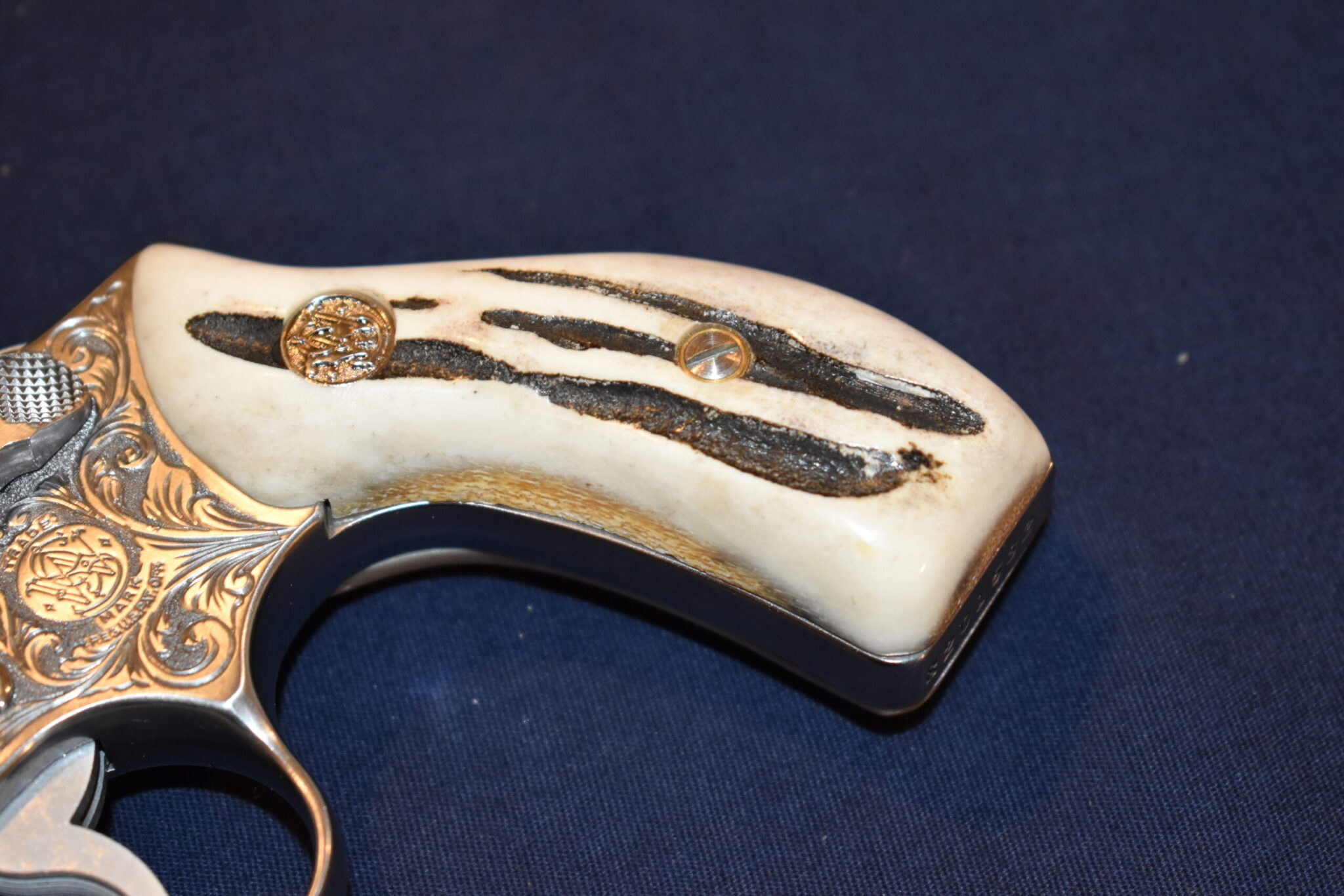 SMITH & WESSON J FRAME ROUND BUTT PREMIUM GRADE SAMBAR STAG GRIPS JRBS12 - Image 12