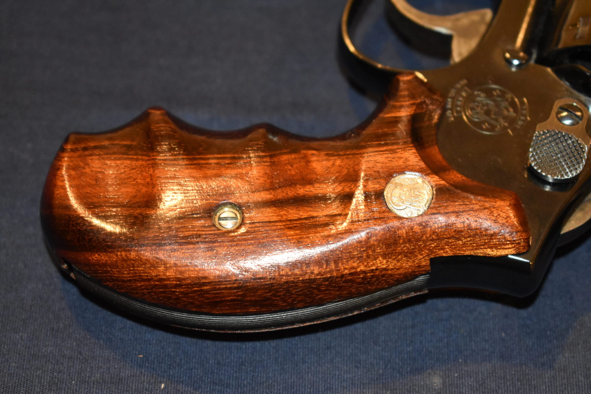 SMITH & WESSON K FRAME FACTORY ROUND BUTT COMBAT GRIPS KRBC4 - Image 5