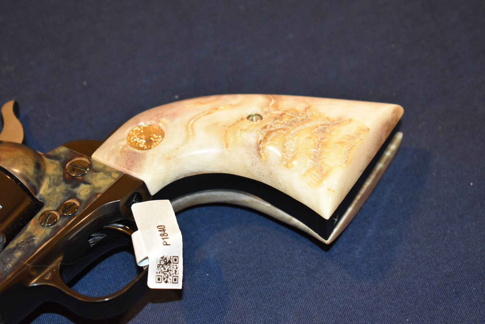 COLT SINGLE ACTION ARMY (S.A.A.)PREMIUM GRADE RAMS HORN / STAG GRIPS SAARH6 - Image 12