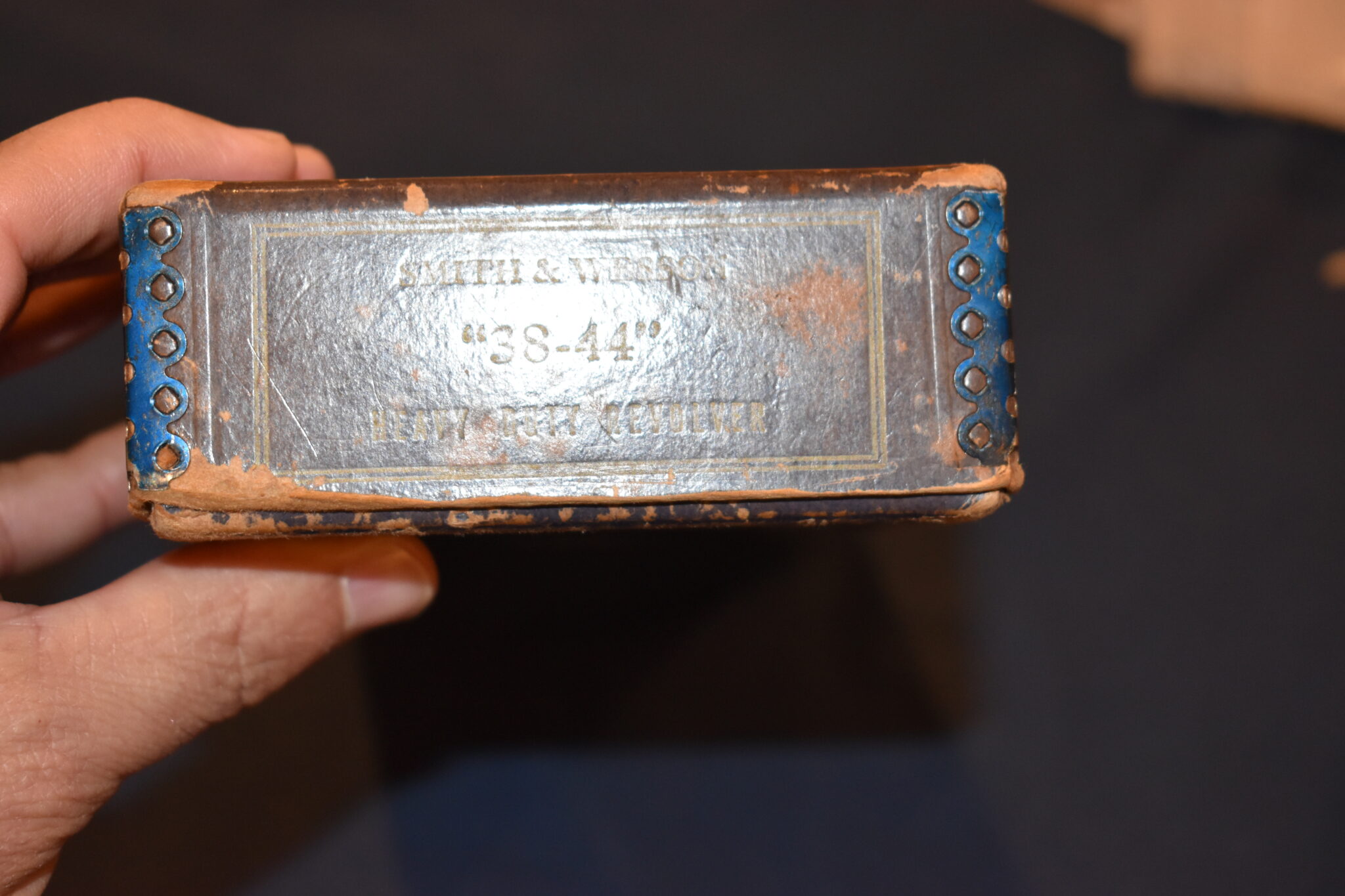 SMITH & WESSON PRE-WAR 38/44 HEAVY DUTY REVOLVER BOX SWB12 - Image 6