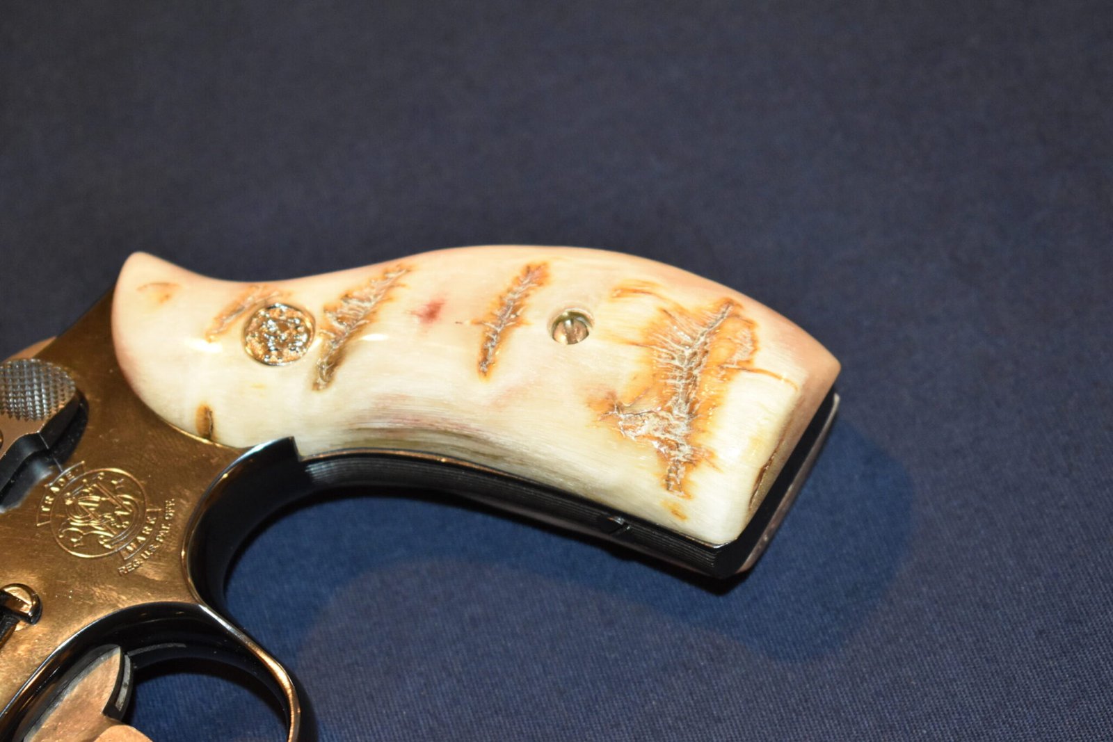 SMITH & WESSON K FRAME ROUND BUTT RAMS HORN GRIPS KRBRH5 - Image 12