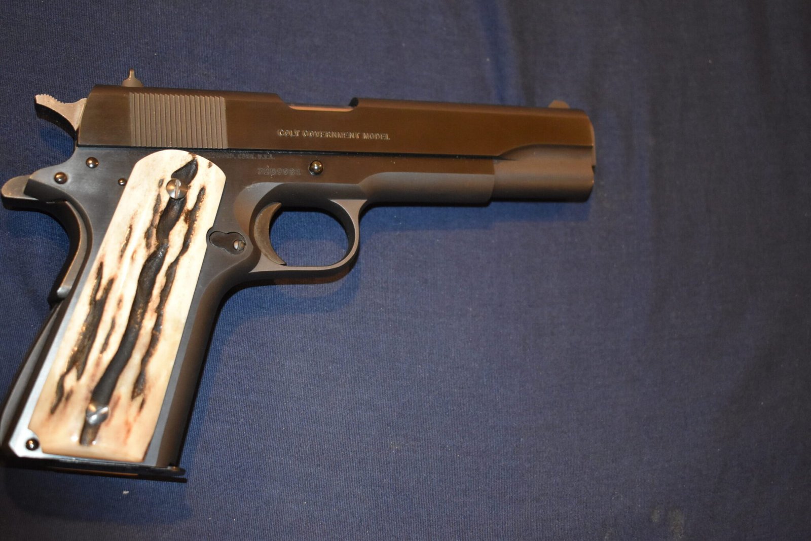 COLT 1911 VINTAGE SAMBAR STAG GRIPS 1911SS34 - Image 7