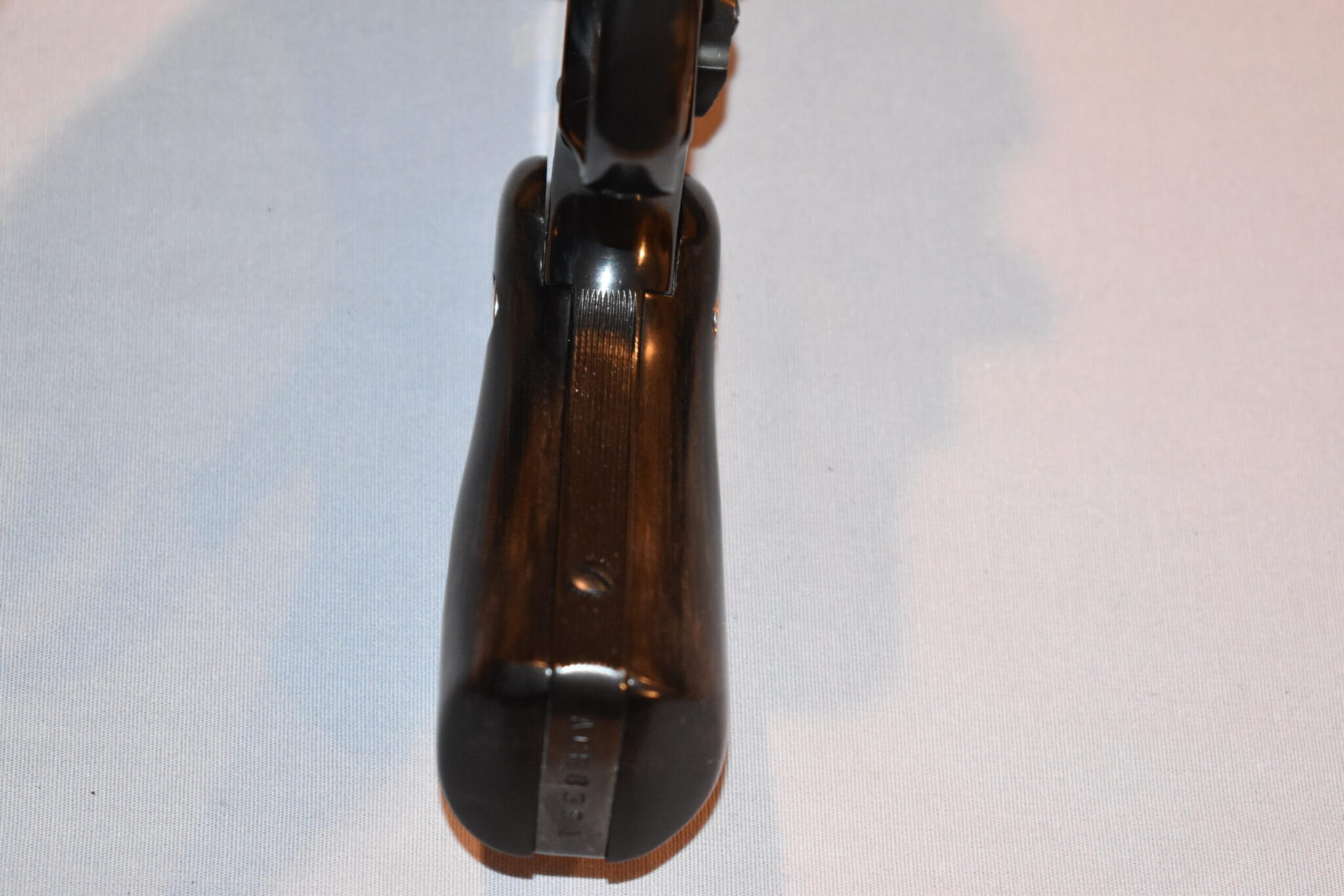 SMITH & WESSON K OR L FRAME ROUND BUTT CUSTOM EBONY GRIPS KRBE1 - Image 8