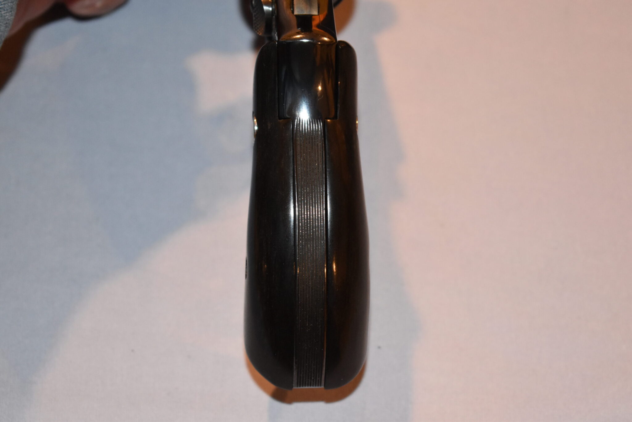 SMITH & WESSON K OR L FRAME ROUND BUTT CUSTOM EBONY GRIPS KRBE1 - Image 10