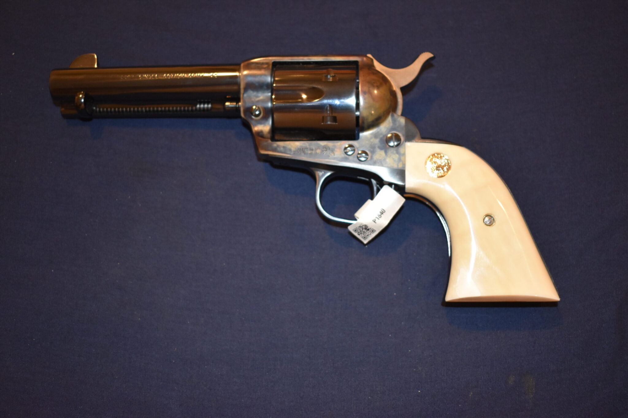 COLT SINGLE ACTION ARMY (S.A.A.) FOSSILIZED WALRUS IVORY GRIPS SAAWI4 - Image 4