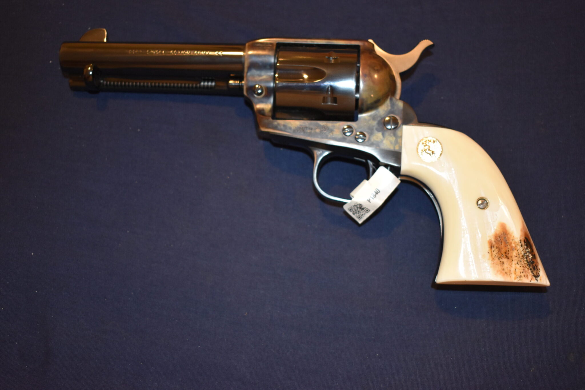 COLT SINGLE ACTION ARMY FOSSILIZED WALRUS IVORY GRIPS SAAFWI5 - Image 4