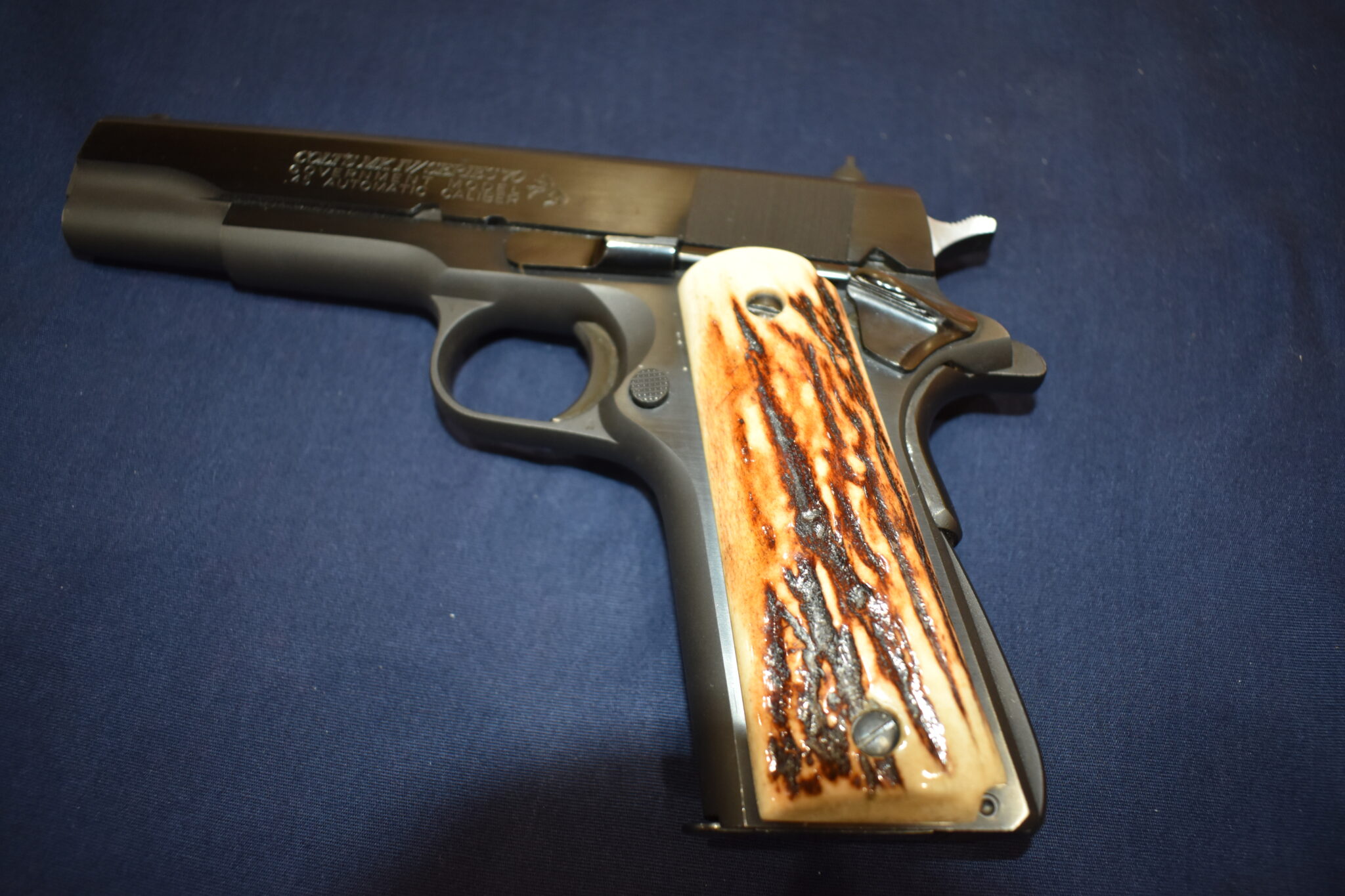 COLT 1911 VINTAGE SAMBAR STAG GRIPS 1911SS42 - Image 4