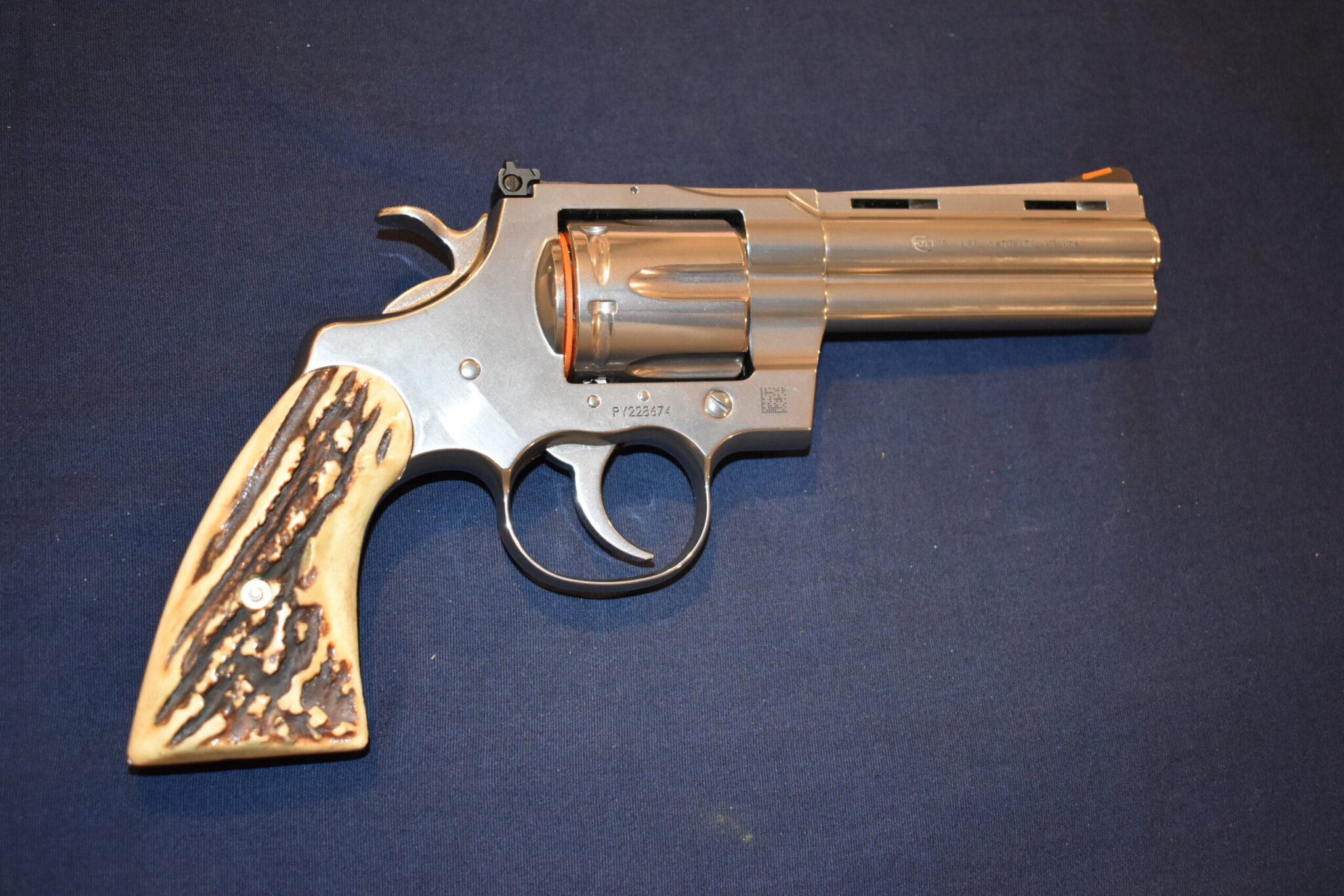 COLT PYTHON / OFFICER'S MODEL MATCH VINTAGE SAMBAR STAG GRIPS CPSS20 - Image 7