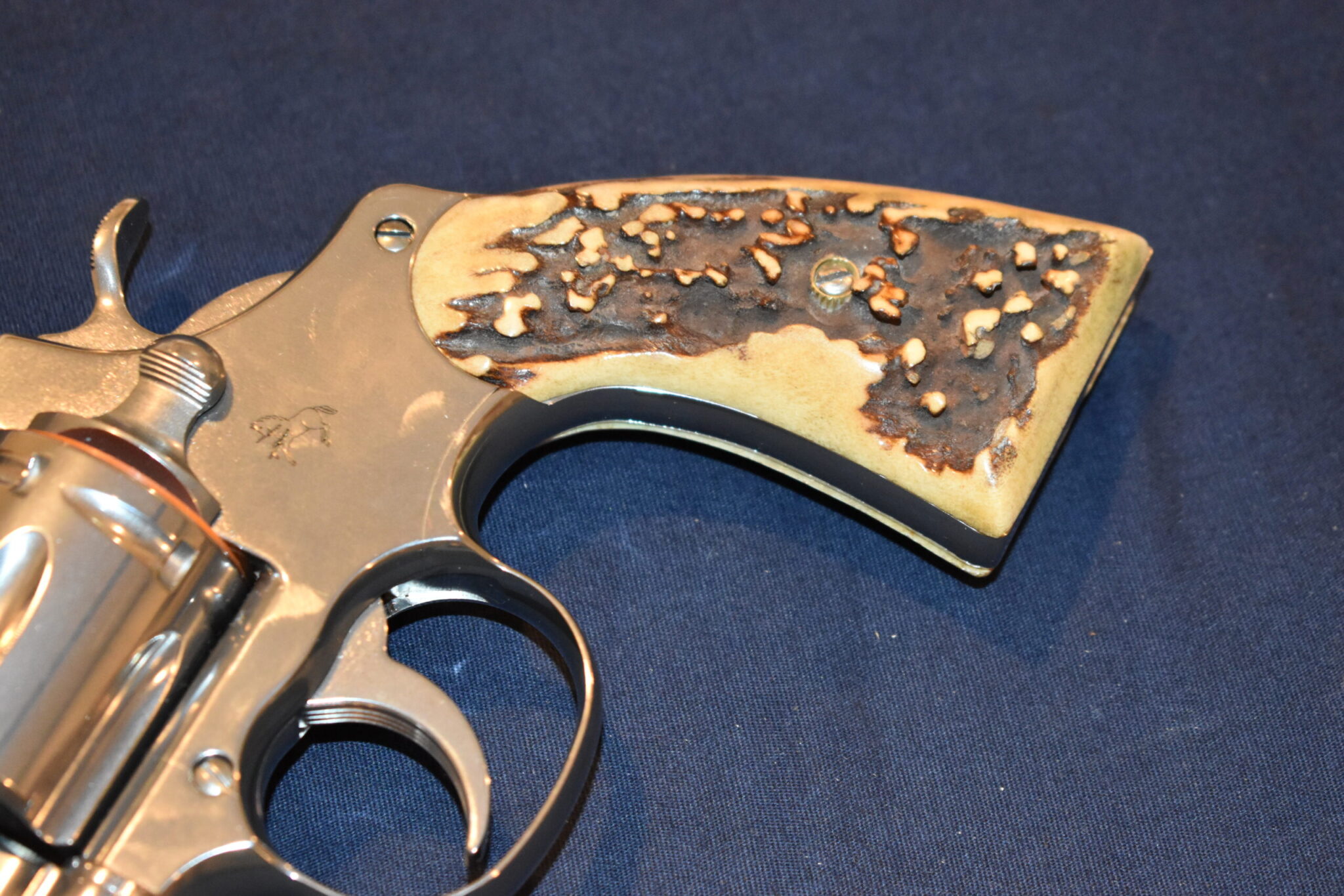 COLT PYTHON / OFFICER'S MODEL MATCH VINTAGE SAMBAR STAG GRIPS CPSS20 - Image 12