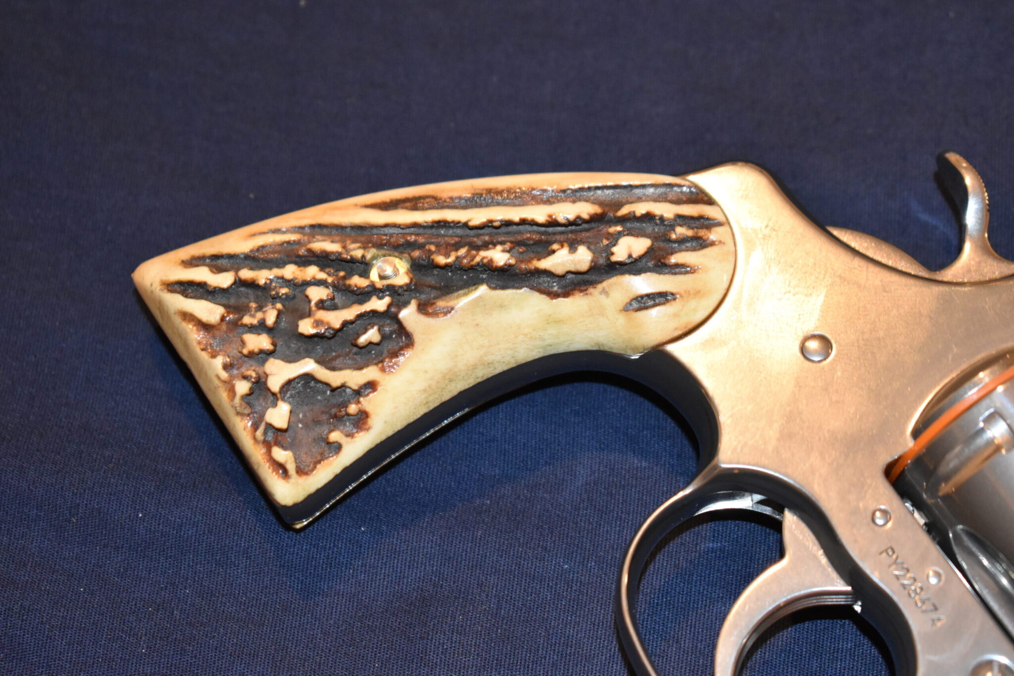 COLT PYTHON / OFFICER'S MODEL MATCH VINTAGE SAMBAR STAG GRIPS CPSS20 - Image 11