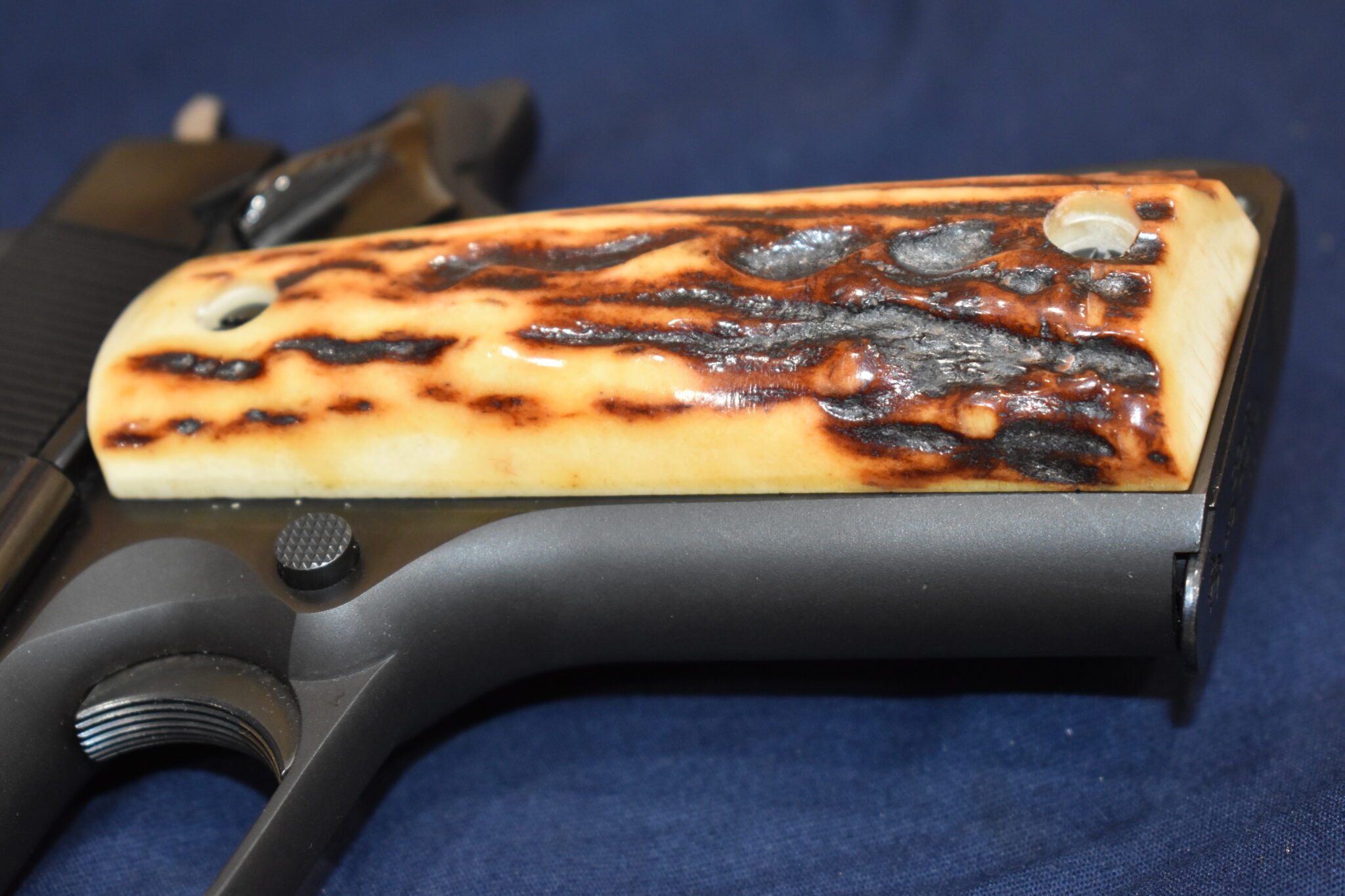 COLT 1911 VINTAGE SAMBAR STAG GRIPS 1911SS43 - Image 12