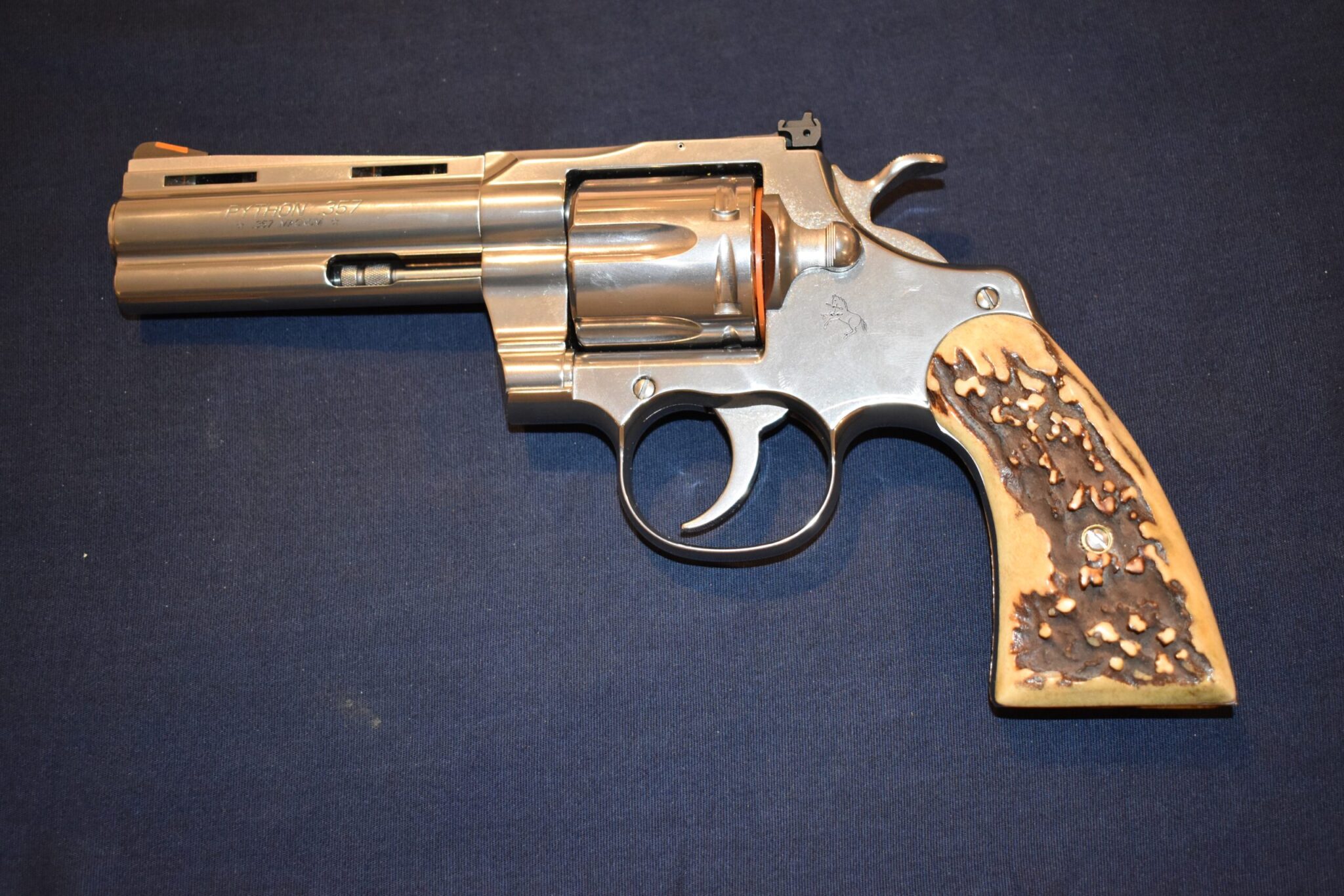 COLT PYTHON / OFFICER'S MODEL MATCH VINTAGE SAMBAR STAG GRIPS CPSS20 - Image 4