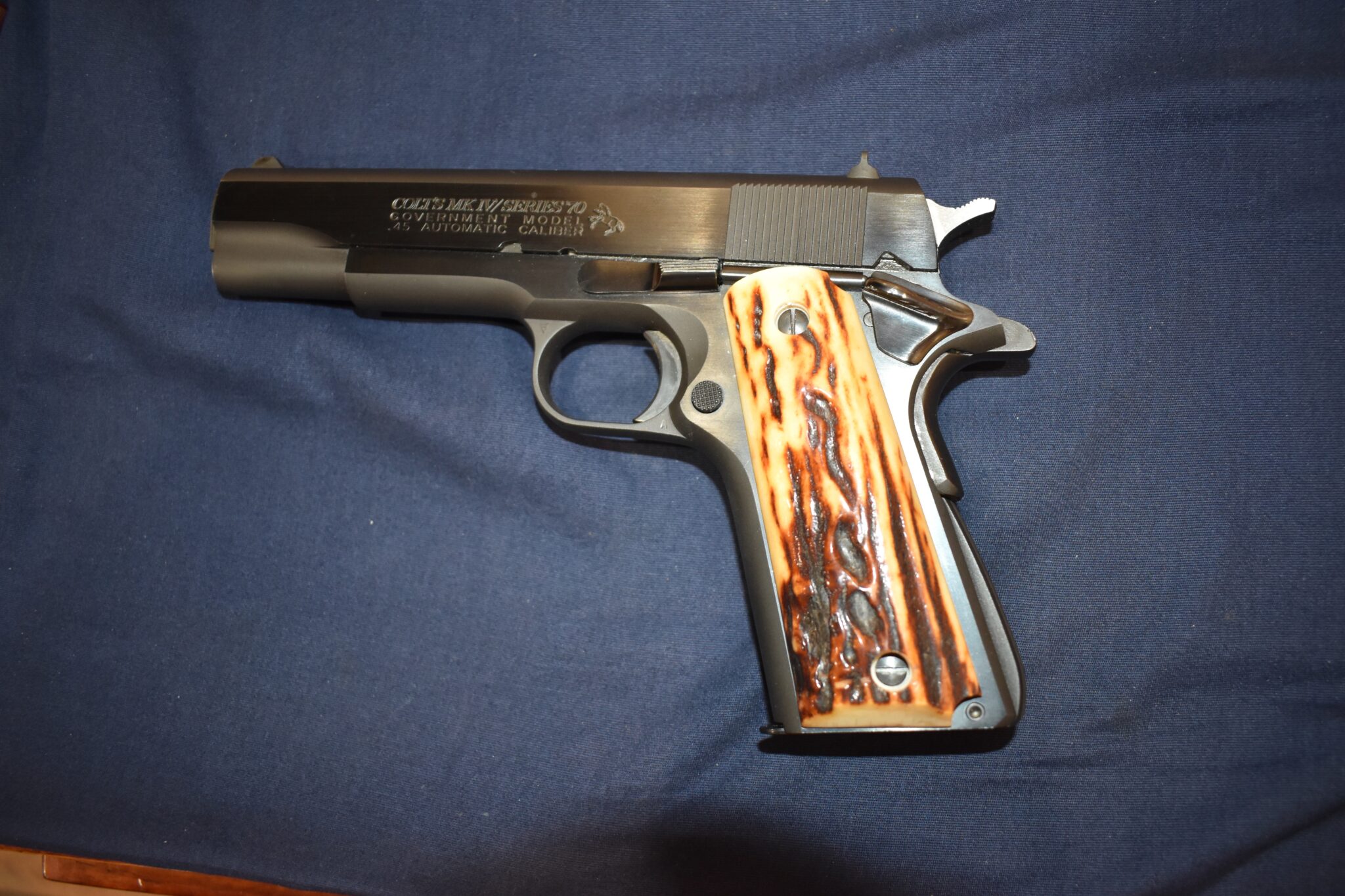 COLT 1911 VINTAGE SAMBAR STAG GRIPS 1911SS43 - Image 4