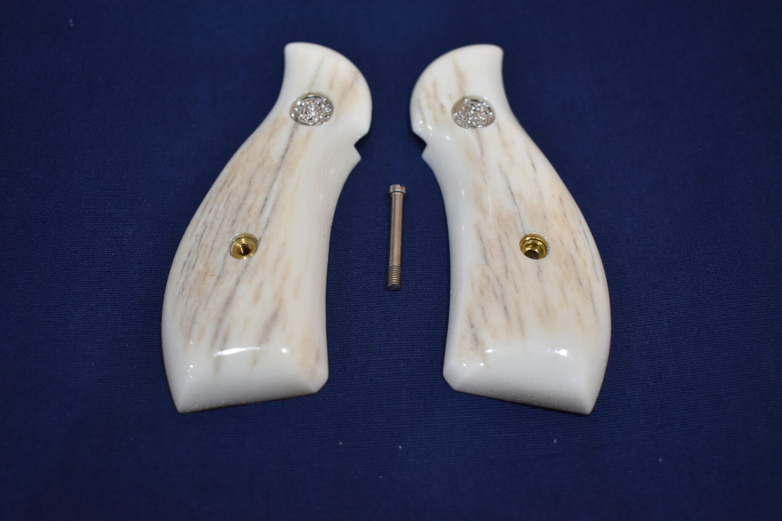 SMITH & WESSON K OR L FRAME ROUND BUTT GIRAFFE BONE GRIPS KRBGB12 ...