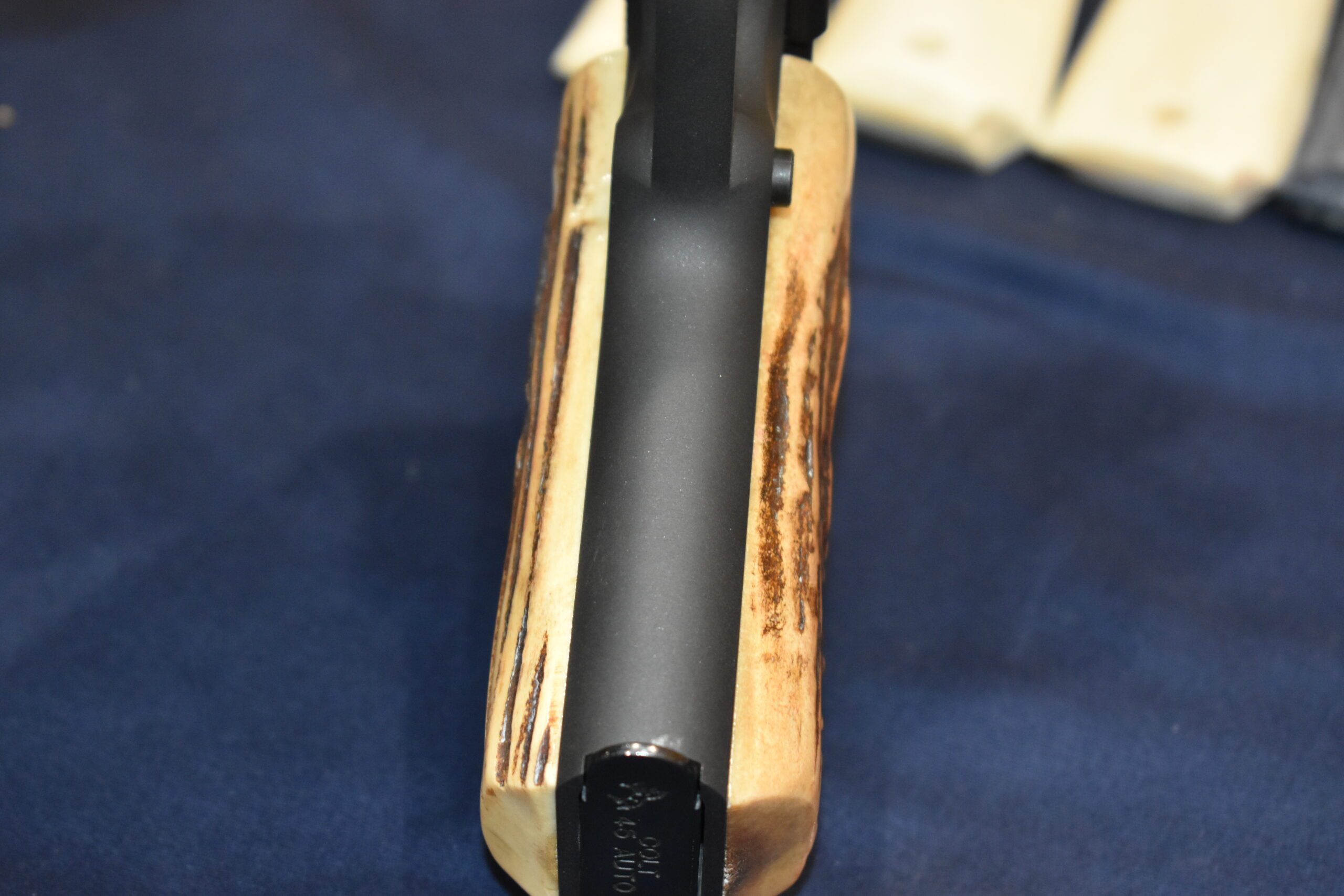 COLT 1911 VINTAGE SAMBAR STAG GRIPS 1911SS44 - Image 9