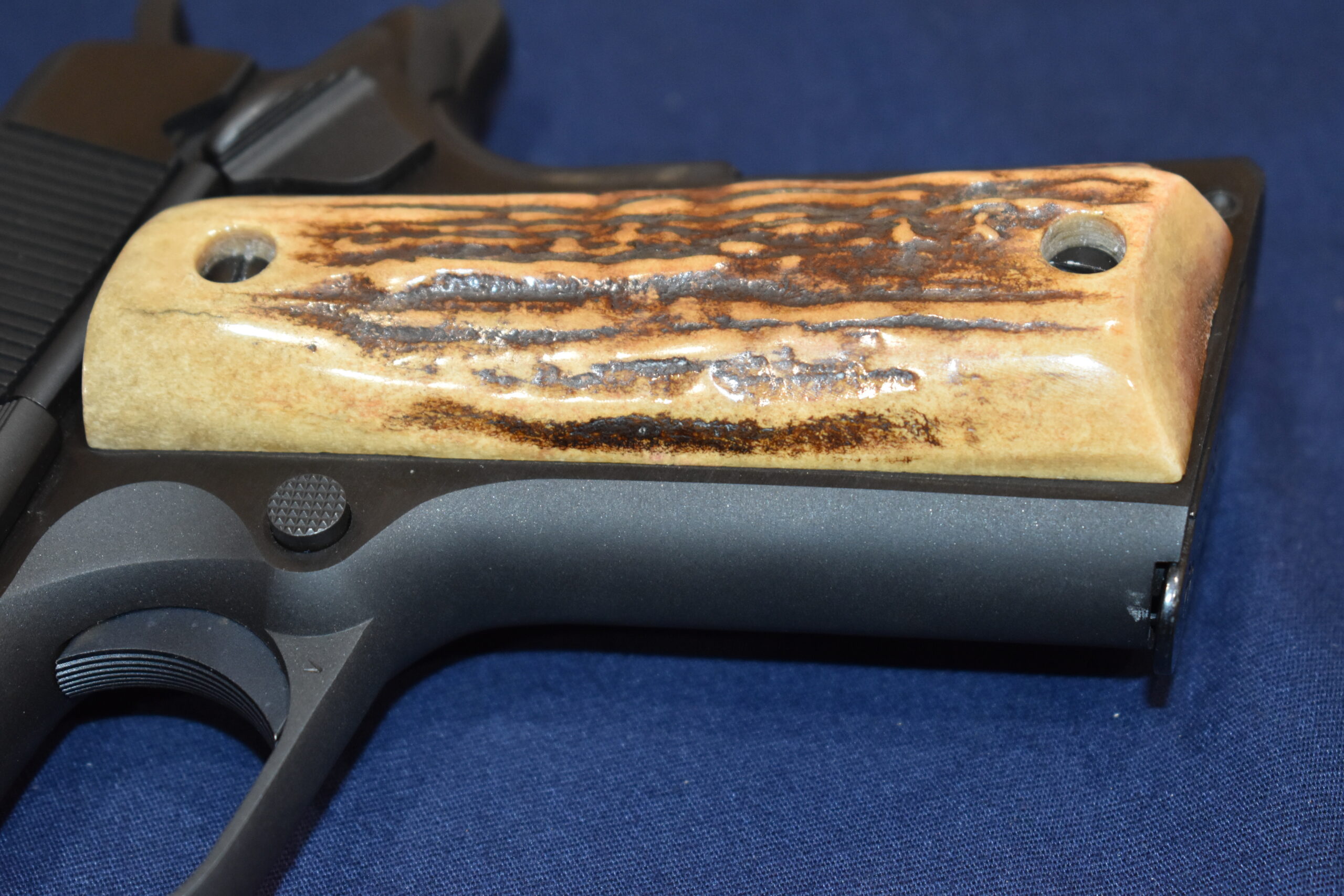 COLT 1911 VINTAGE SAMBAR STAG GRIPS 1911SS44 - Image 12