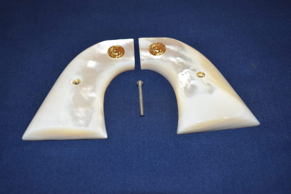 COLT SINGLE ACTION ARMY (S.A.A.) MOTHER OF PEARL GRIPS SAAMP8 - Image 2