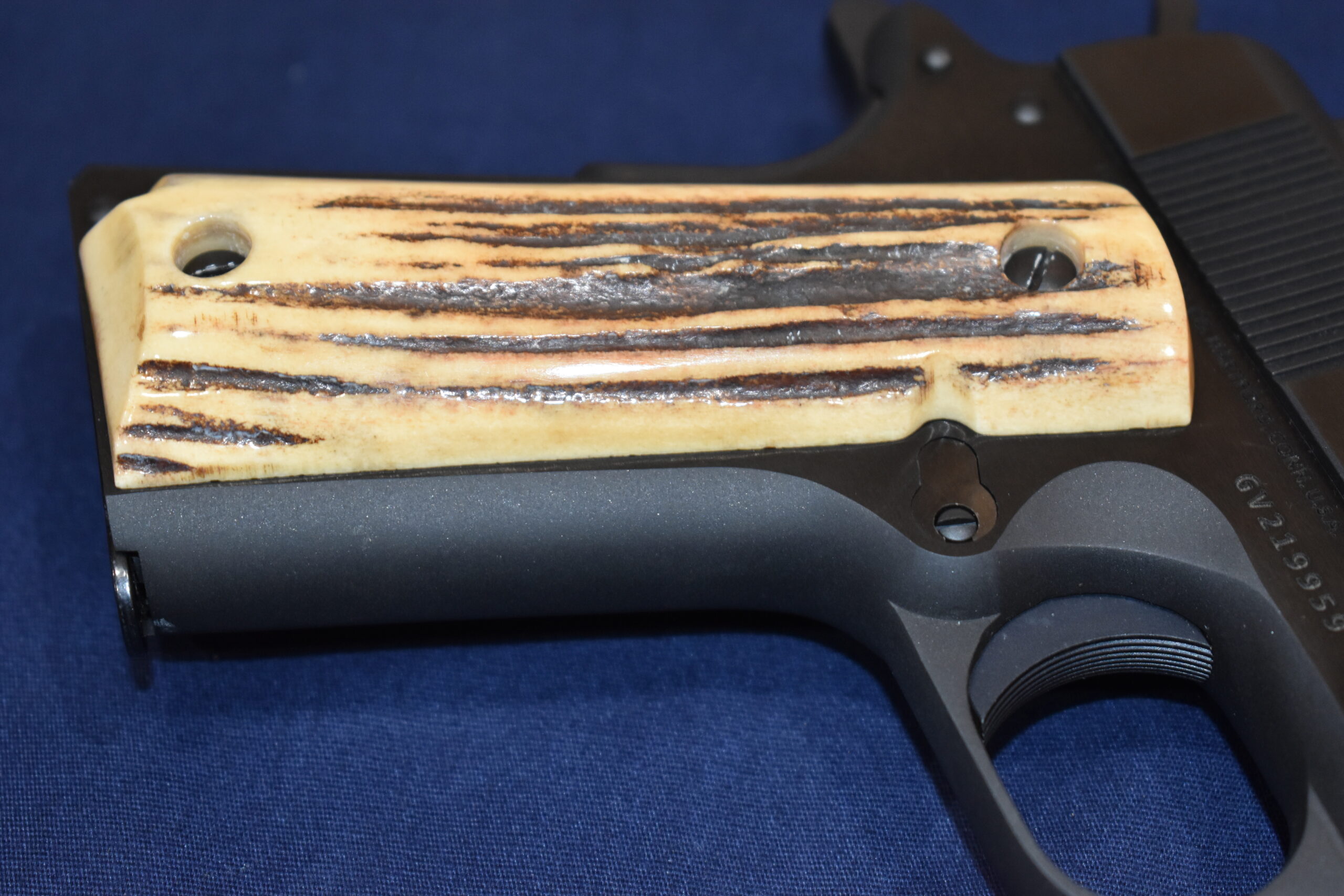 COLT 1911 VINTAGE SAMBAR STAG GRIPS 1911SS44 - Image 13