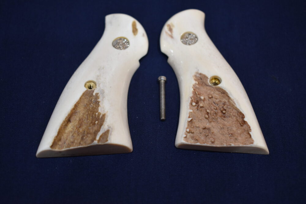 SMITH & WESSON N FRAME MOOSE HORN / STAG GRIPS SWNMH1 - Image 3