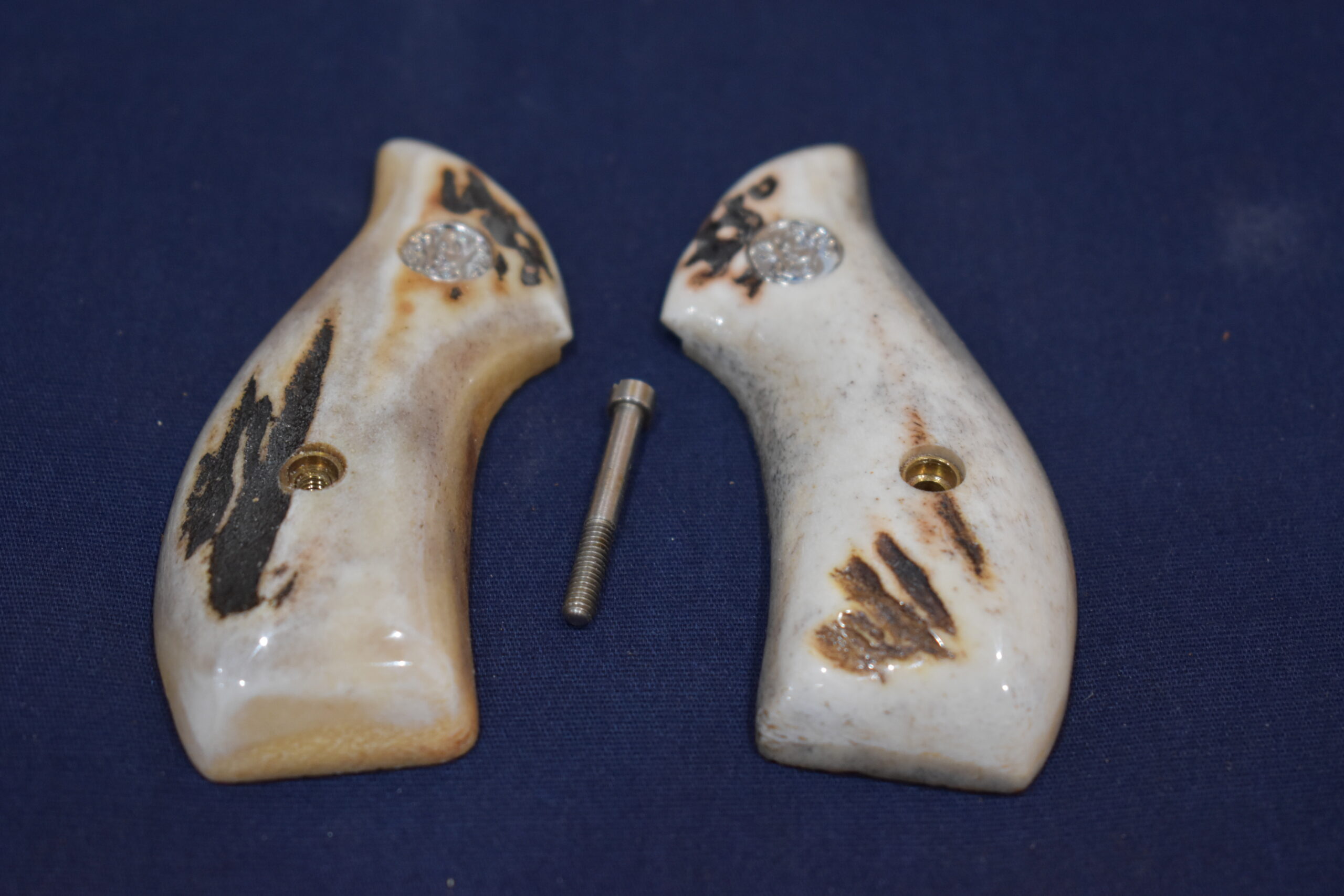 SMITH & WESSON J FRAME ROUND BUTT PREMIUM GRADE SAMBAR STAG GRIPS JRBS14 - Image 3