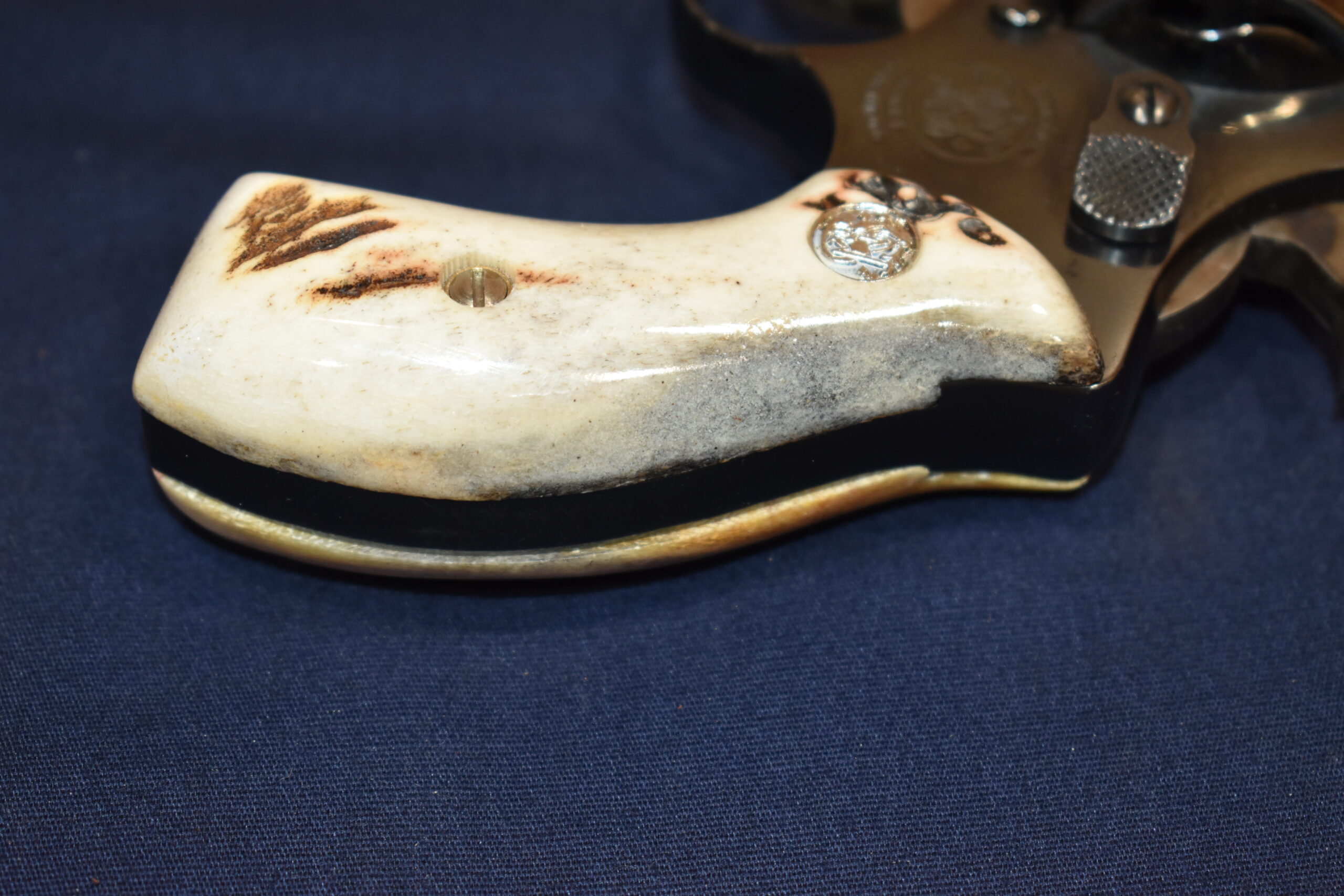 SMITH & WESSON J FRAME ROUND BUTT PREMIUM GRADE SAMBAR STAG GRIPS JRBS14 - Image 6