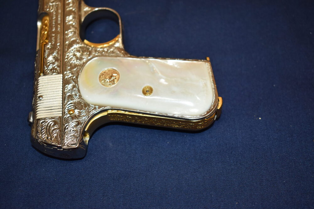 COLT 19803 / 1908 POCKET HAMMERLESS MOTHER OF PEARL GRIPS 1903MP4 - Image 7