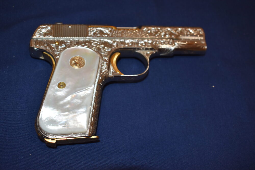 COLT 19803 / 1908 POCKET HAMMERLESS MOTHER OF PEARL GRIPS 1903MP4 - Image 8