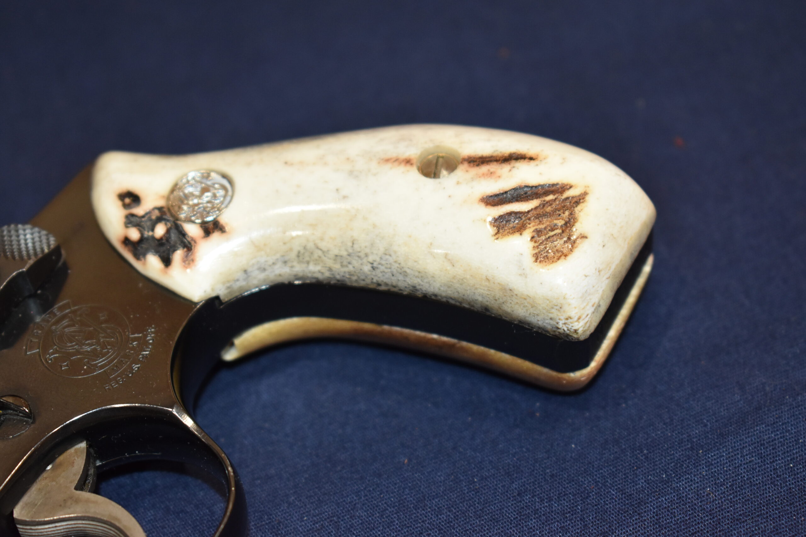 SMITH & WESSON J FRAME ROUND BUTT PREMIUM GRADE SAMBAR STAG GRIPS JRBS14 - Image 12