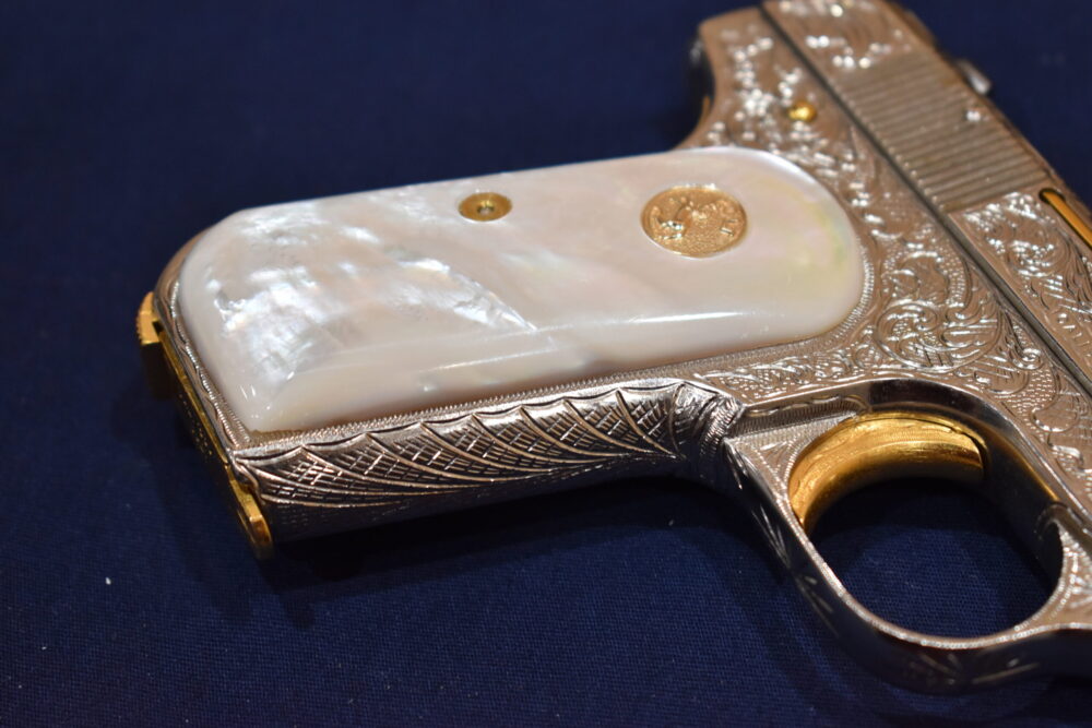 COLT 19803 / 1908 POCKET HAMMERLESS MOTHER OF PEARL GRIPS 1903MP4 - Image 13