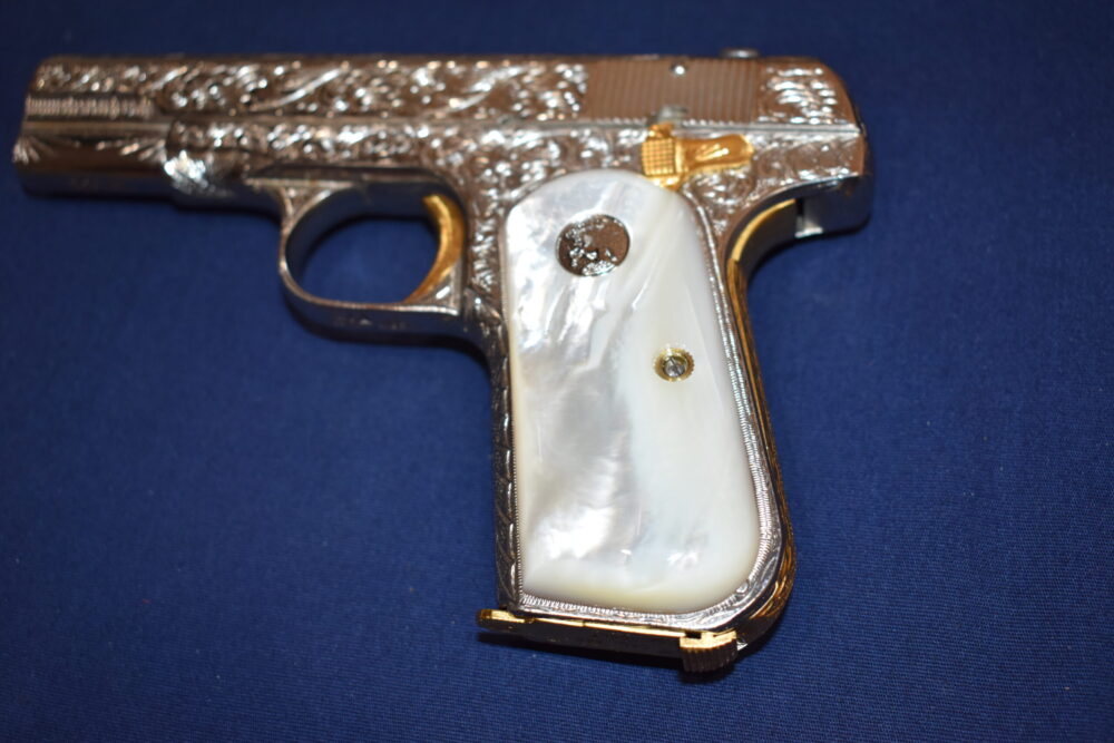 COLT 19803 / 1908 POCKET HAMMERLESS MOTHER OF PEARL GRIPS 1903MP5 - Image 5