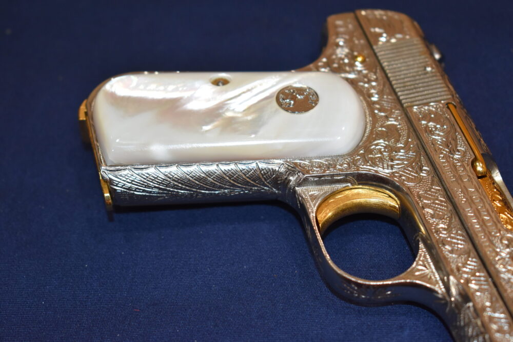 COLT 19803 / 1908 POCKET HAMMERLESS MOTHER OF PEARL GRIPS 1903MP5 - Image 13