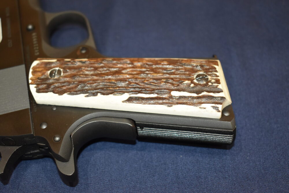 COLT 1911 FULL BARK COVERAGE ELK STAG GRIPS 1911ES5 - Image 7
