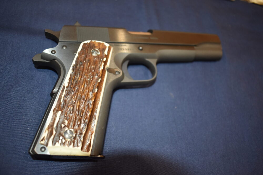 COLT 1911 FULL BARK COVERAGE ELK STAG GRIPS 1911ES5 - Image 8
