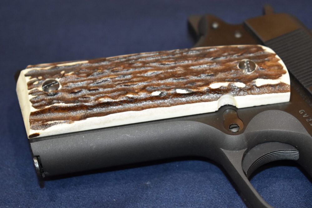 COLT 1911 FULL BARK COVERAGE ELK STAG GRIPS 1911ES5 - Image 12