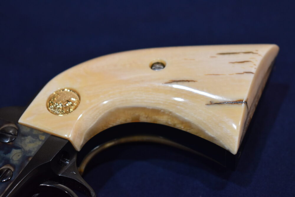 COLT SINGLE ACTION ARMY (S.A.A.) MAMMOTH IVORY GRIPS SAAMI22 - Image 12