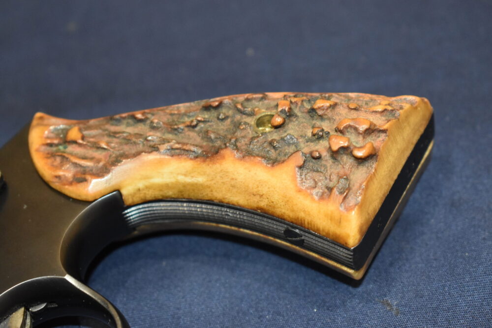 SMITH & WESSON K FRAME SQUARE BUTT VINTAGE SAMBAR STAG GRIPS KSQSS22 - Image 12