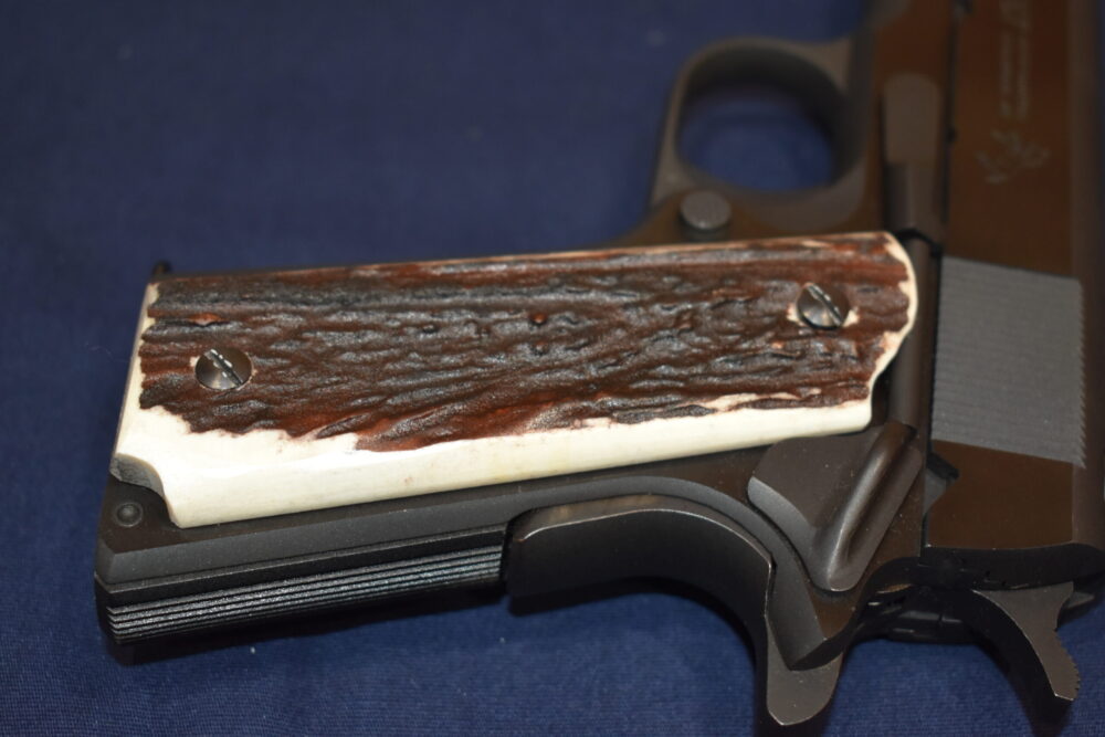 COLT 1911 FULL BARK COVERAGE ELK STAG GRIPS 1911ES6 - Image 6