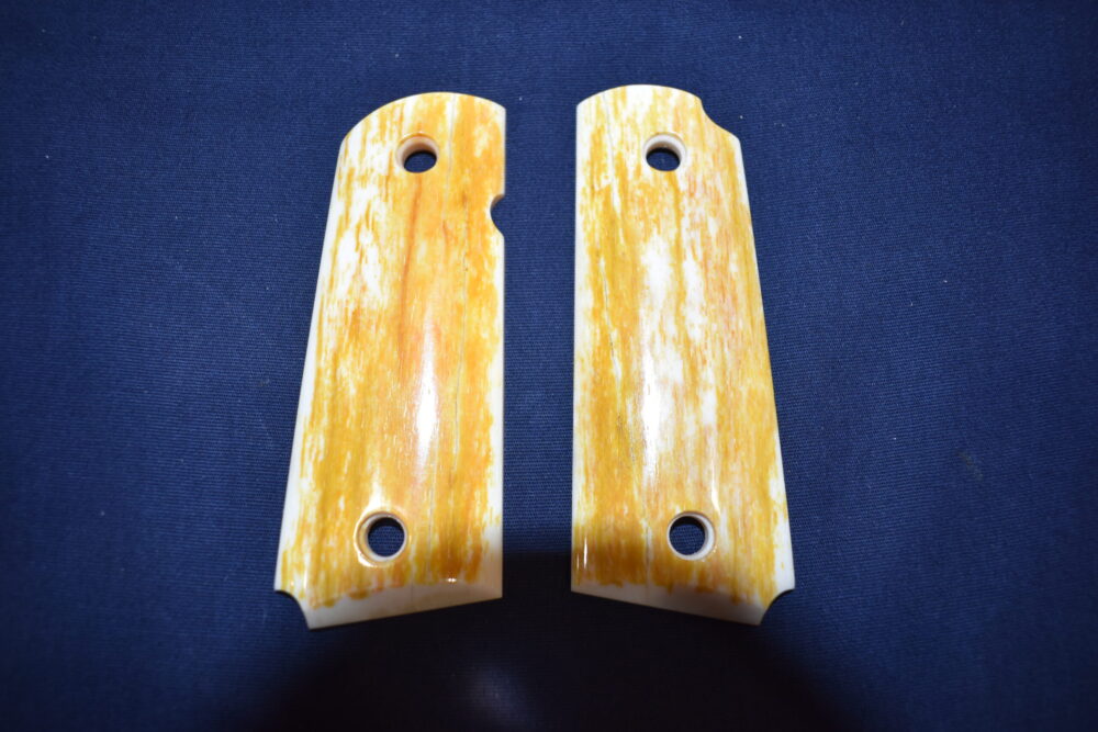 COLT 1911 OFFICER'S MODEL GIRAFFE BONE GRIPS 1911OMGB2 - Image 2