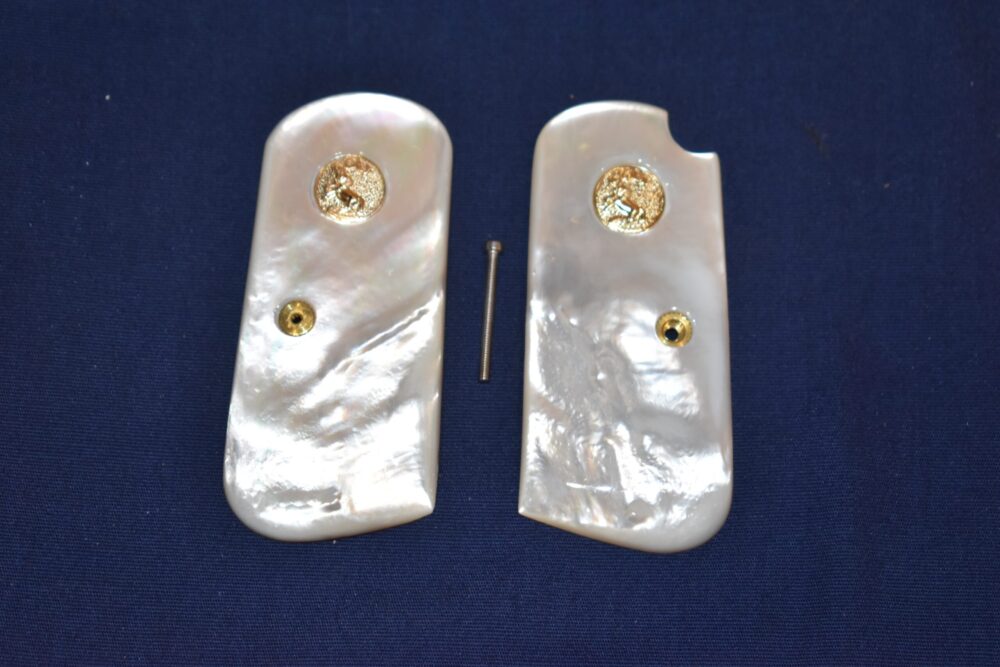 COLT 19803 / 1908 POCKET HAMMERLESS MOTHER OF PEARL GRIPS 1903MP4 - Image 2