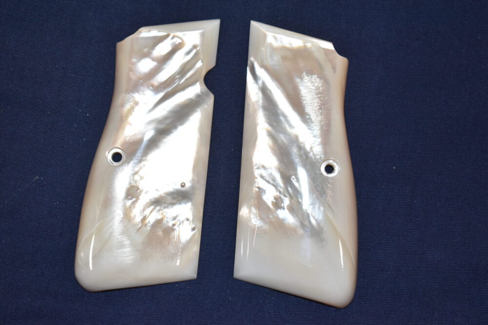 BROWNING HI POWER MOTHER OF PEARL GRIPS  BHPP1 - Image 5