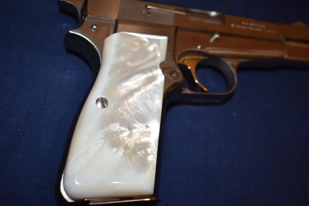 BROWNING HI POWER MOTHER OF PEARL GRIPS  BHPP1 - Image 10