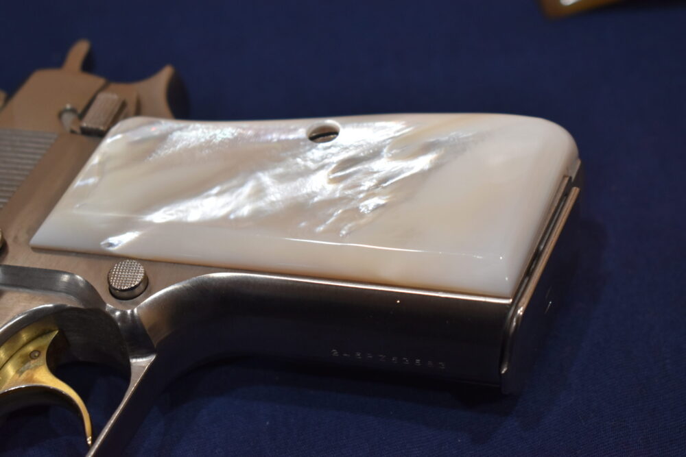 BROWNING HI POWER MOTHER OF PEARL GRIPS  BHPP1 - Image 14
