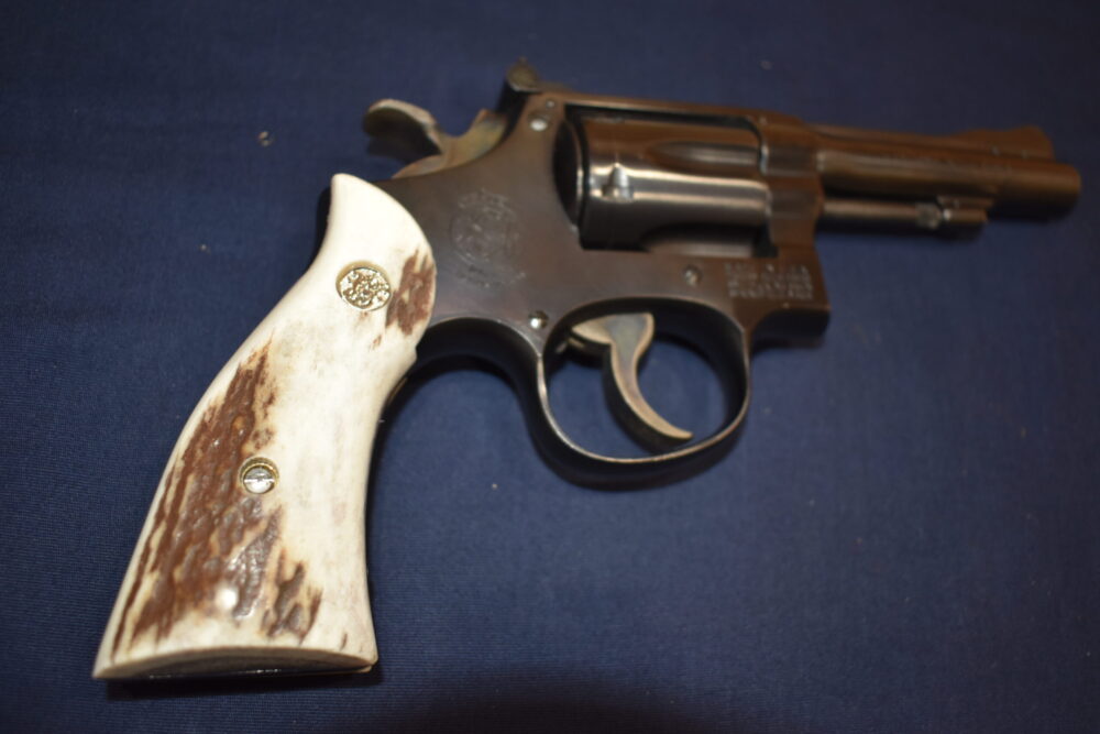 SMITH & WESSON K FRAME SQUARE BUTT SAMBAR STAG GRIPS KSQES1 - Image 8