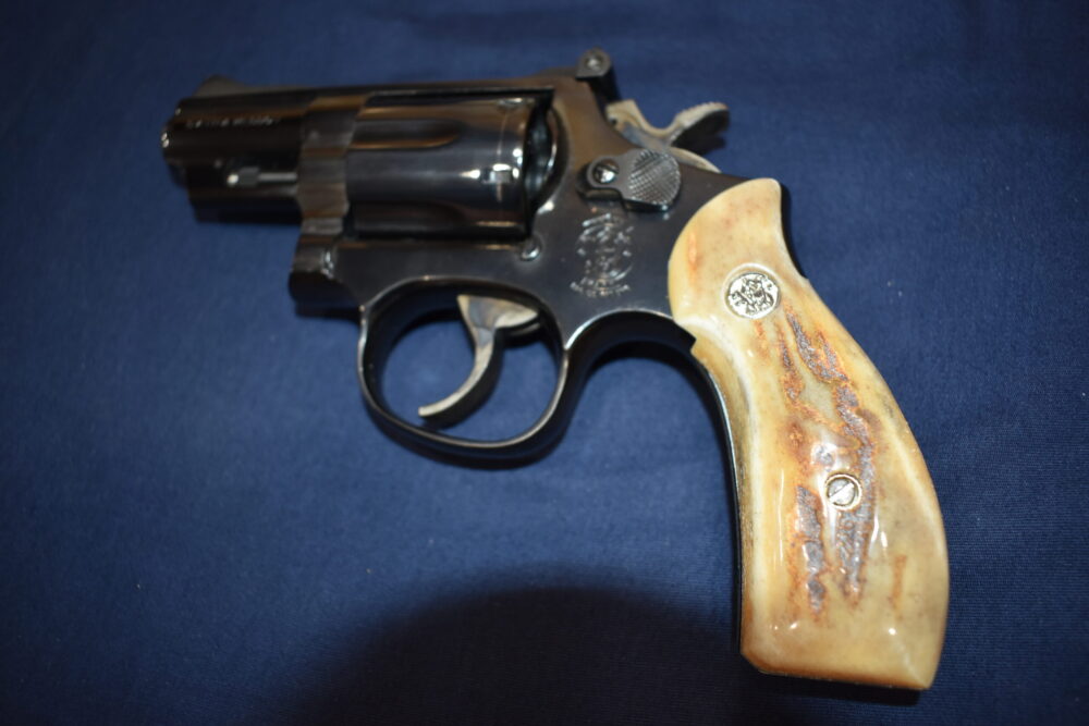 SMITH & WESSON K FRAME ROUND BUTT VINTAGE SAMBAR STAG KSRB23 - Image 5