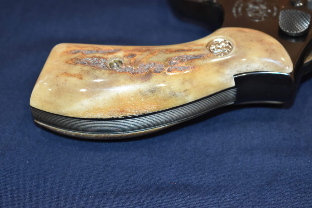 SMITH & WESSON K FRAME ROUND BUTT VINTAGE SAMBAR STAG KSRB23 - Image 6