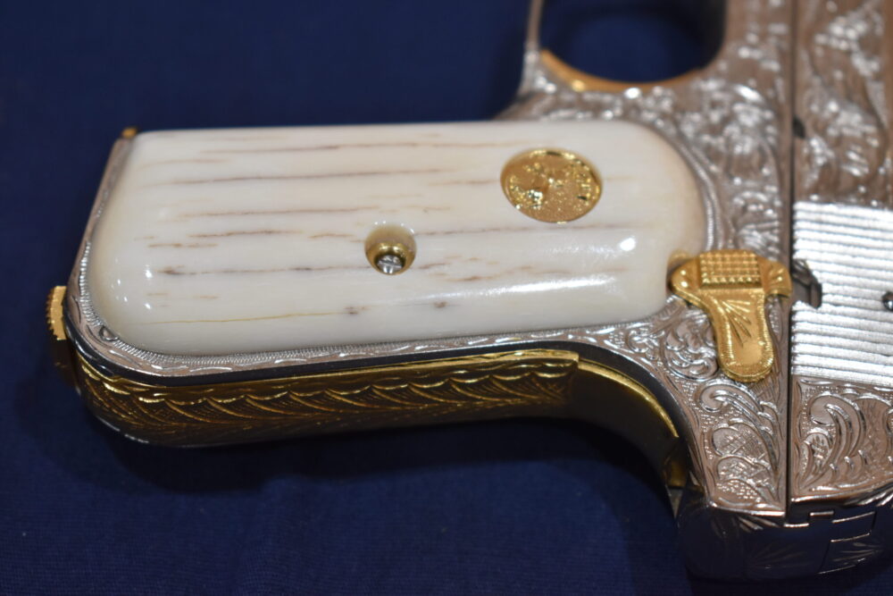 COLT 19803 / 1908 POCKET HAMMERLESS PREMIUM GRADE GIRAFFE BONE GRIPS 1903GB6 - Image 7