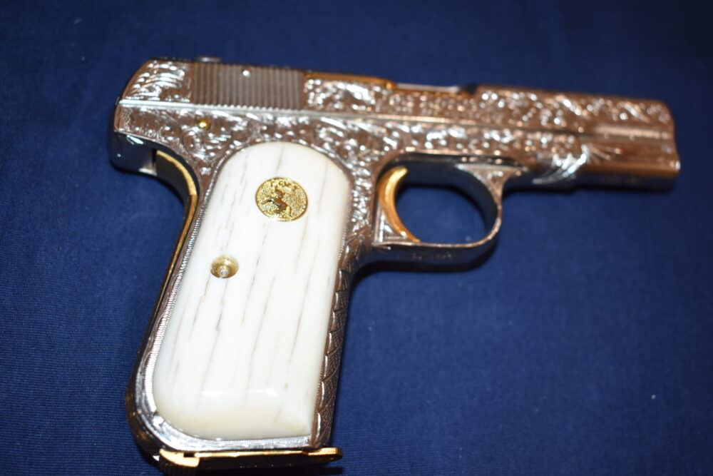 COLT 19803 / 1908 POCKET HAMMERLESS PREMIUM GRADE GIRAFFE BONE GRIPS 1903GB6 - Image 8